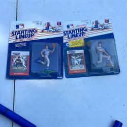Vintage Dodgers Action Figures