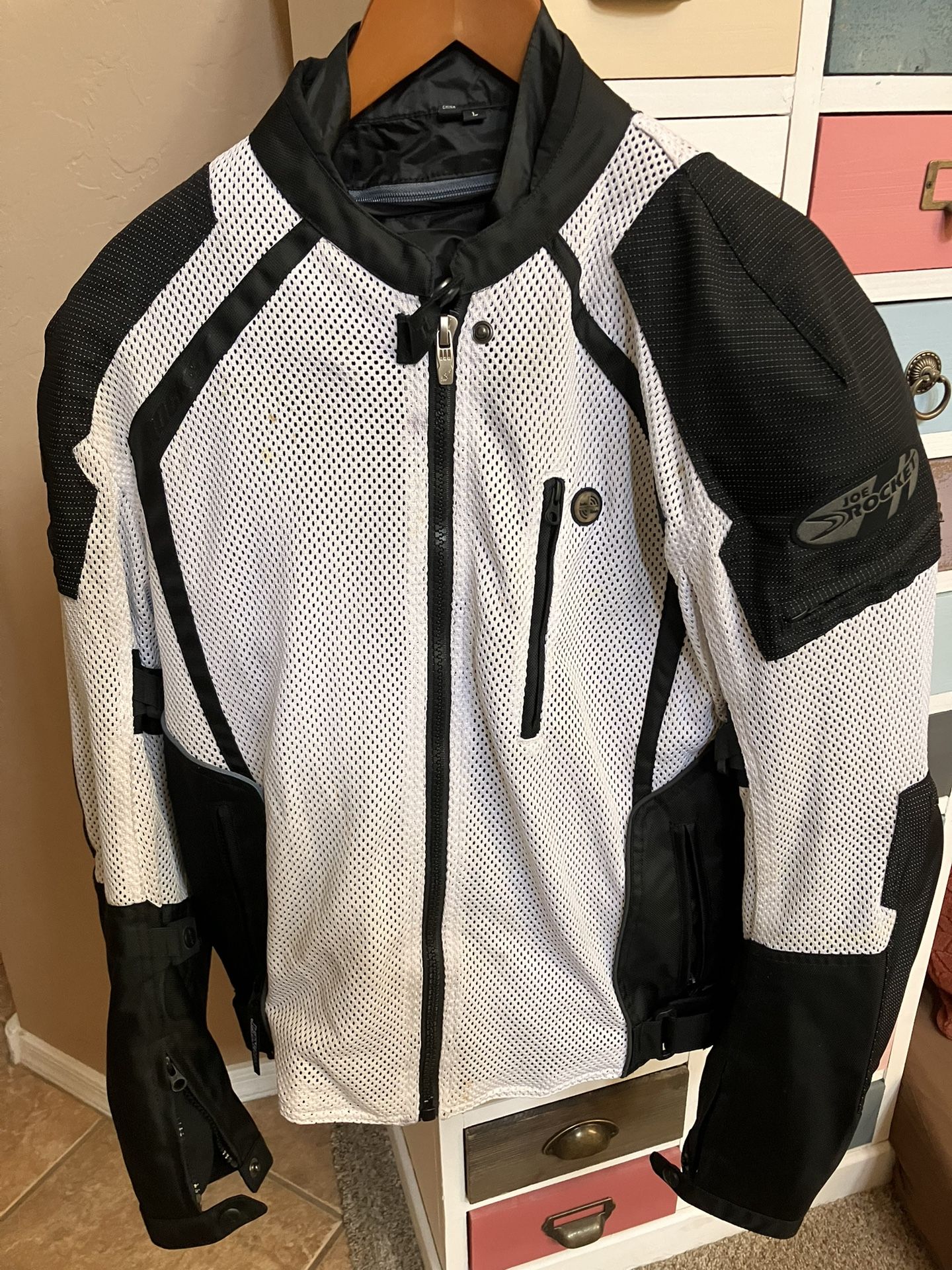 Joe Rocket Mens Phoenix Ion Mesh Motorcycle Jacket Size Large