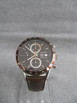 Tag Heuer Carrera CV2013 41mm Brown Dial Men's Wrist Watch