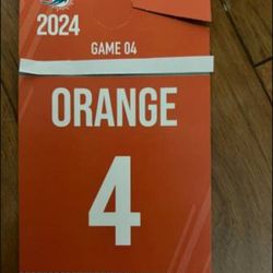 Dolphins VS Bills Orange Parking Pass TNF