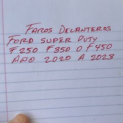 Faros De Frente Orijinales Ford 