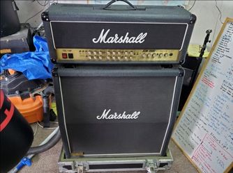 Marshall JCM 2000 TSL 100 half stack w/ road cases