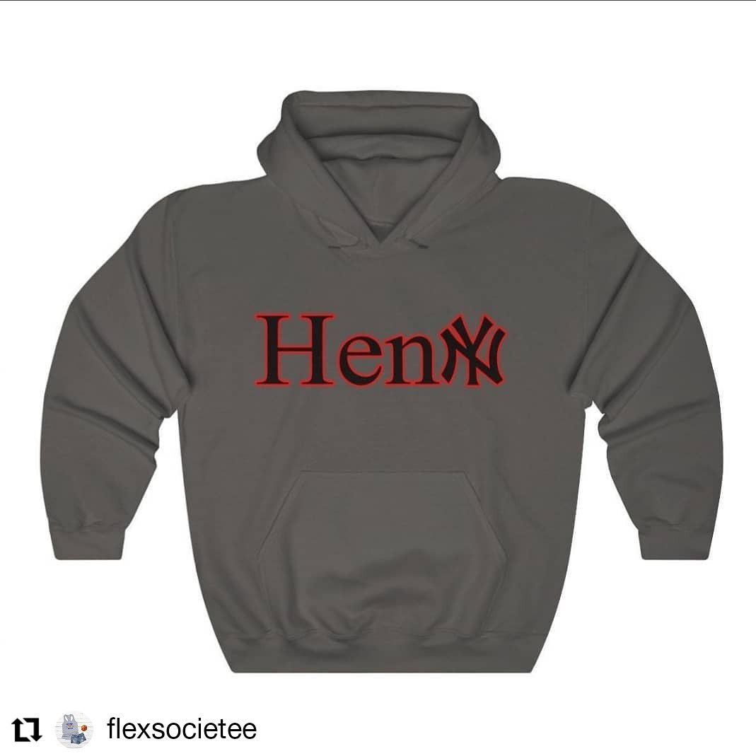Men's Hooded Sweatshirt, Sweatshirt, Men's Graphic Hoodie, New York, Baseball, Bronx Bombers, Henny, Cognac, Hennything