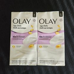 $5 Each (4 Available) Olay Age Defy Bar Soap 6 Packs