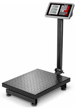 700LB Weight Computing Postal Scale Digital Floor Large Platform Warehouse Shipping LB Price Calculator Luggage Package Shipping Mailing Postal Scale