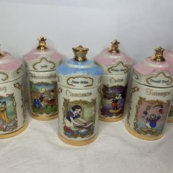 Lenox Disney Spice Jars New