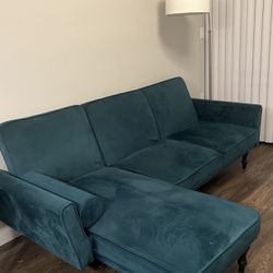 Ashley’s Green Futon Couch For Sale