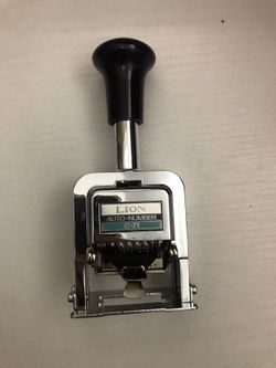 Lion Auto-Numbering Machine
