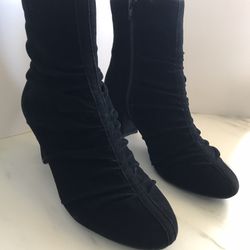 Cloudwalker Chloe Ankle Velvet Booties 