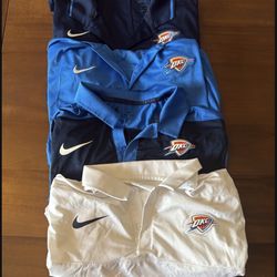 Official Nike Oklahoma City Thunder polos Medium Good Condition 