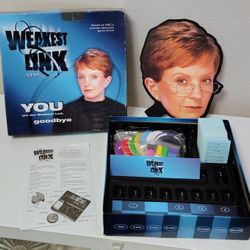Vintage The Weakest Link Board Game Hasbro 2001 TV Game Show 
