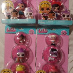 4 pack lot mga entertainment lol surprise 3 pack big Sister, pet, little sister