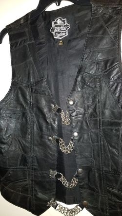 Leather vest Longrider jacket