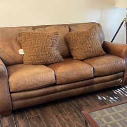 Leather Couch 