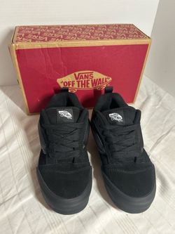 Vans Knu Skool Black Black Sneakers Men’s 5.5 Women’s 7 New With Box VN0009CBKA
