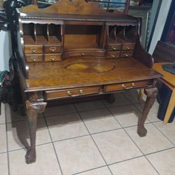Ashley Cherry Secretary Library Writing Desk $400