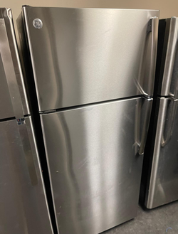 GE Top Mount Refrigerator Stainless Steel