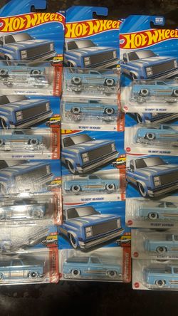 Hotwheels baby blue 83 Silverado