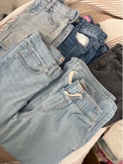 5-Pair Girls’ Jeans Bundle- size 7/8