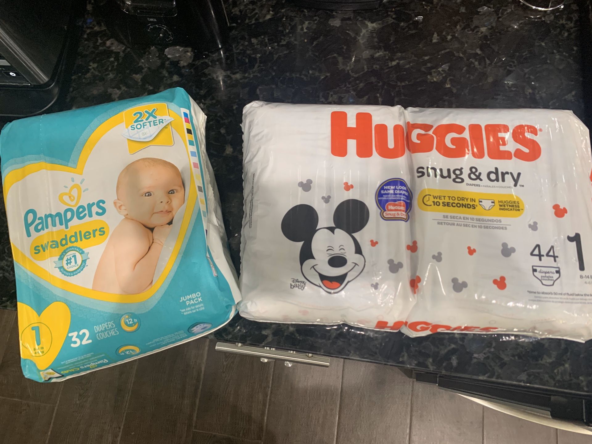 Unopened Size 1 Diapers