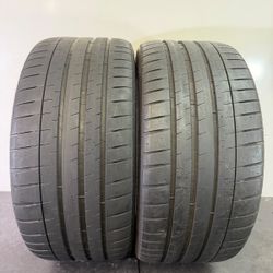 275 35 20  Michelin Pilot Sport 4S  2 Used Tires 70% Life 