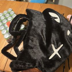 Oversized Cat Head Tote Bag