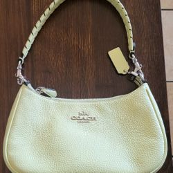 Lime Green Coach Purse