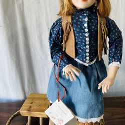 Savannah Porcelain Doll By Connie Johnston.