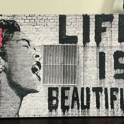Life Is Beautiful- Canvas