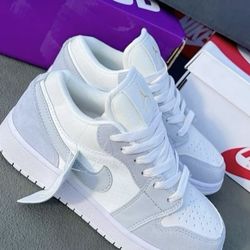Brand Nike Air Jordan 1 Low White/Grey – Size (all)