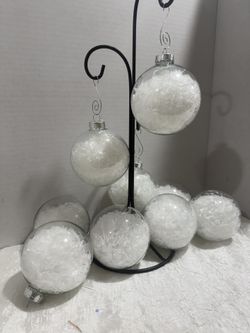 Vintage Glass Ornaments total 10 pcs size 4”round 