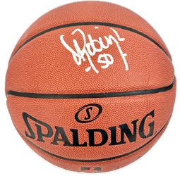 DAVID ROBINSON SIGNED BASKETBALL BECKETT BAS COA SAN ANTONIO SPURS AUTOGRAPH HOF