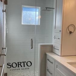 Vidrio templado & 3/8 tempered Glass door