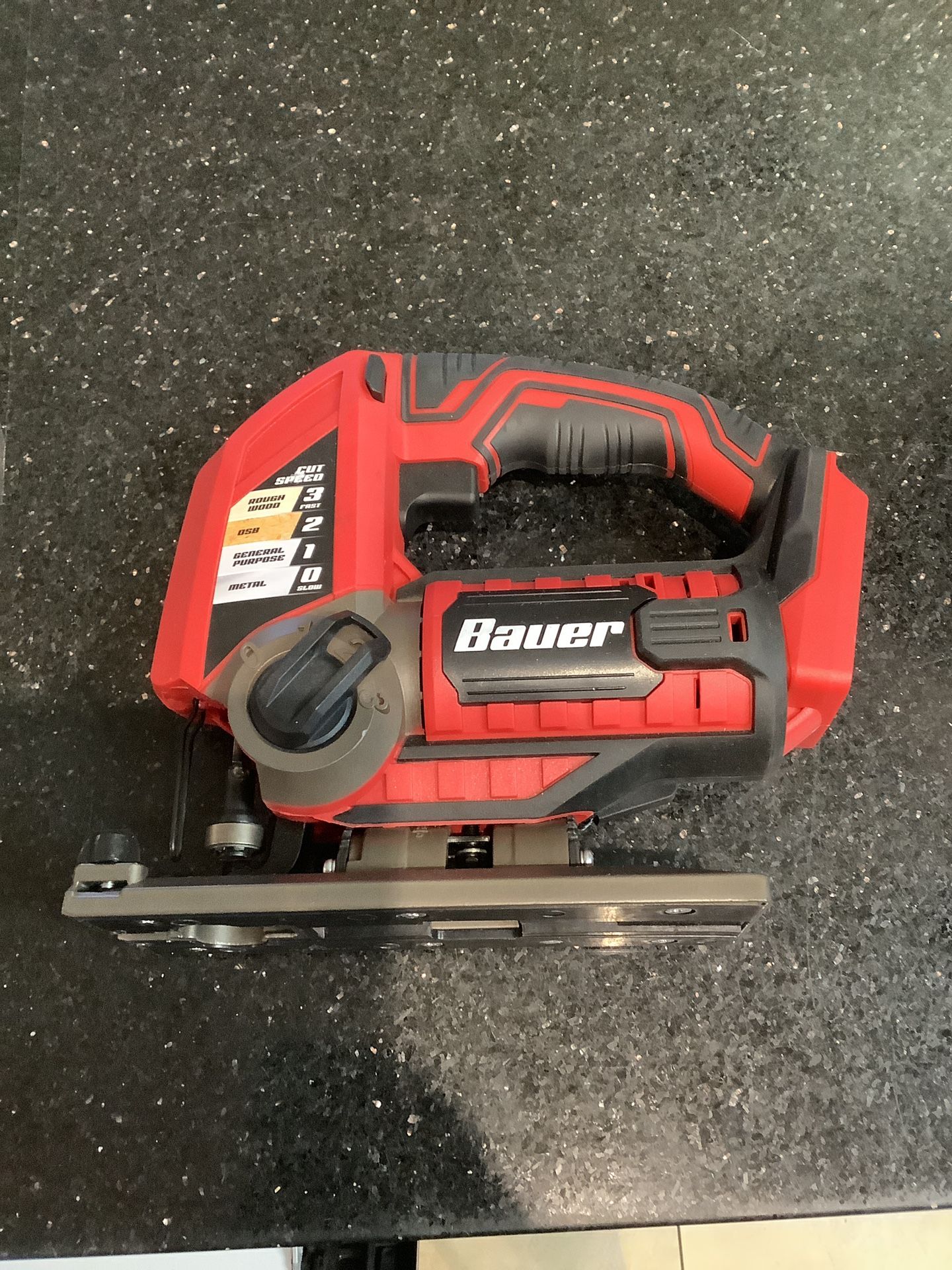 BAUER 1773C-B Variable speed orbital jigsaw Tool Only 110536-2 JAR