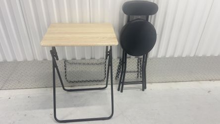 Folding Desk + Chair Set