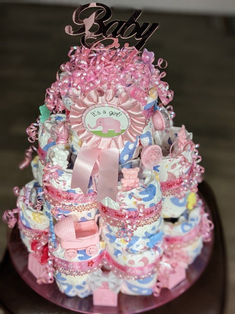 It's a Girl Pamper Cake