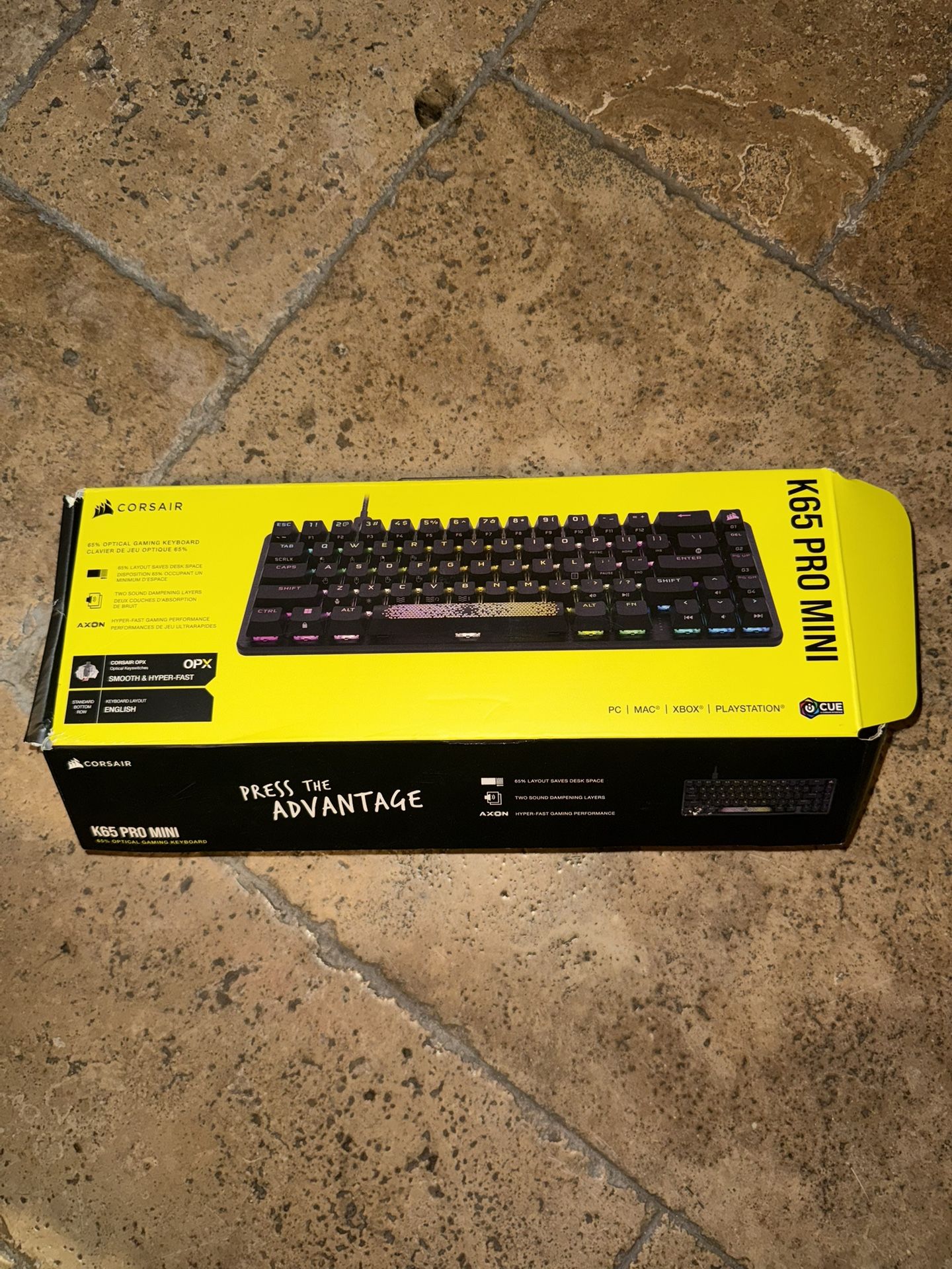 Gaming keyboard Corsair k65 pro mini