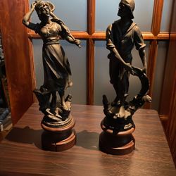 Antique  Statues15 Inch Tall 