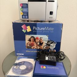 Epson PictureMate Portable Photo Inkjet Printer