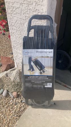 New Shopping cart ,usedjuice jugs , new coffee airpot