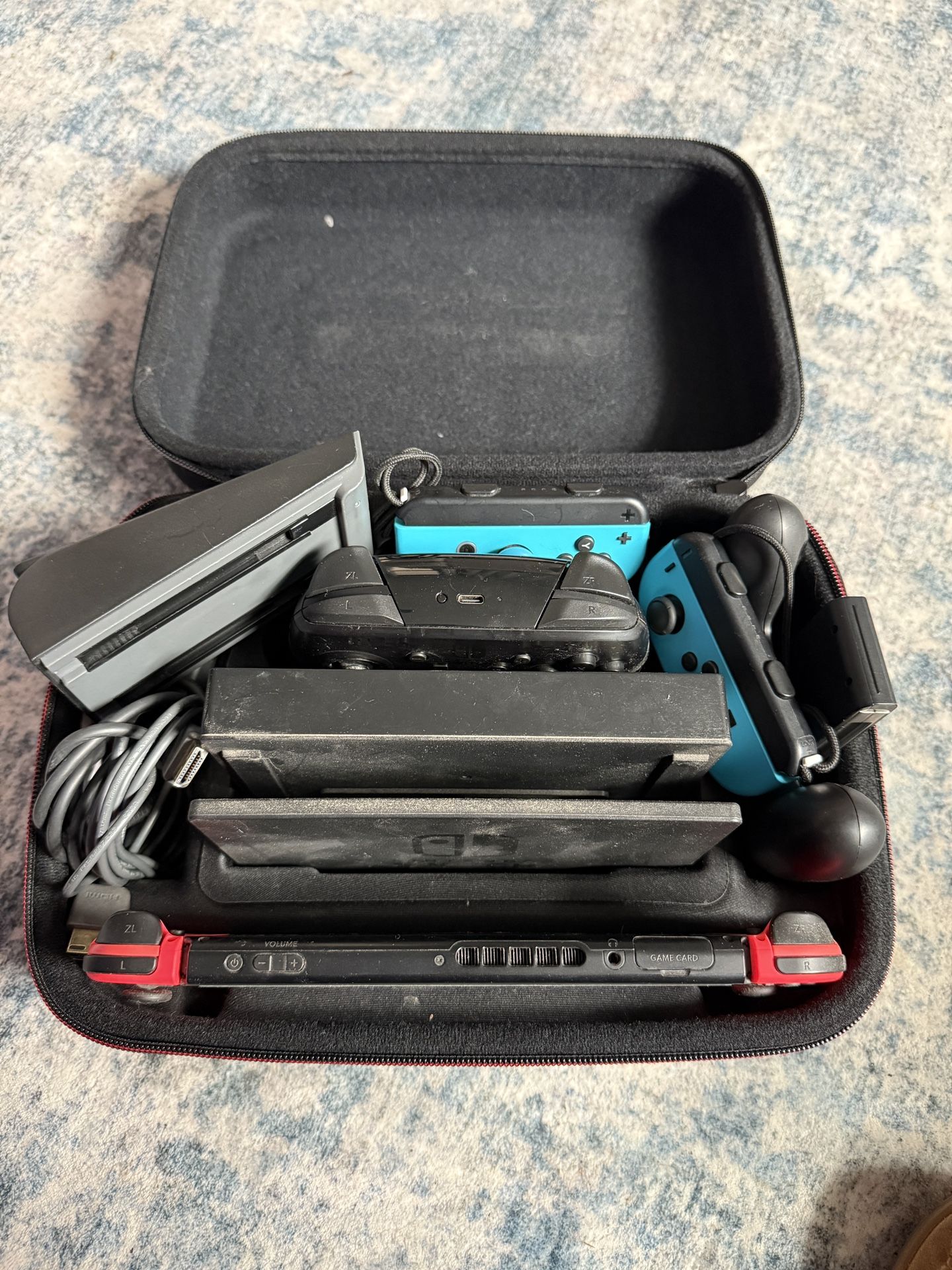 Nintendo Switch With Dock + Extras