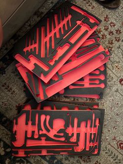 Snap on foam cut outs