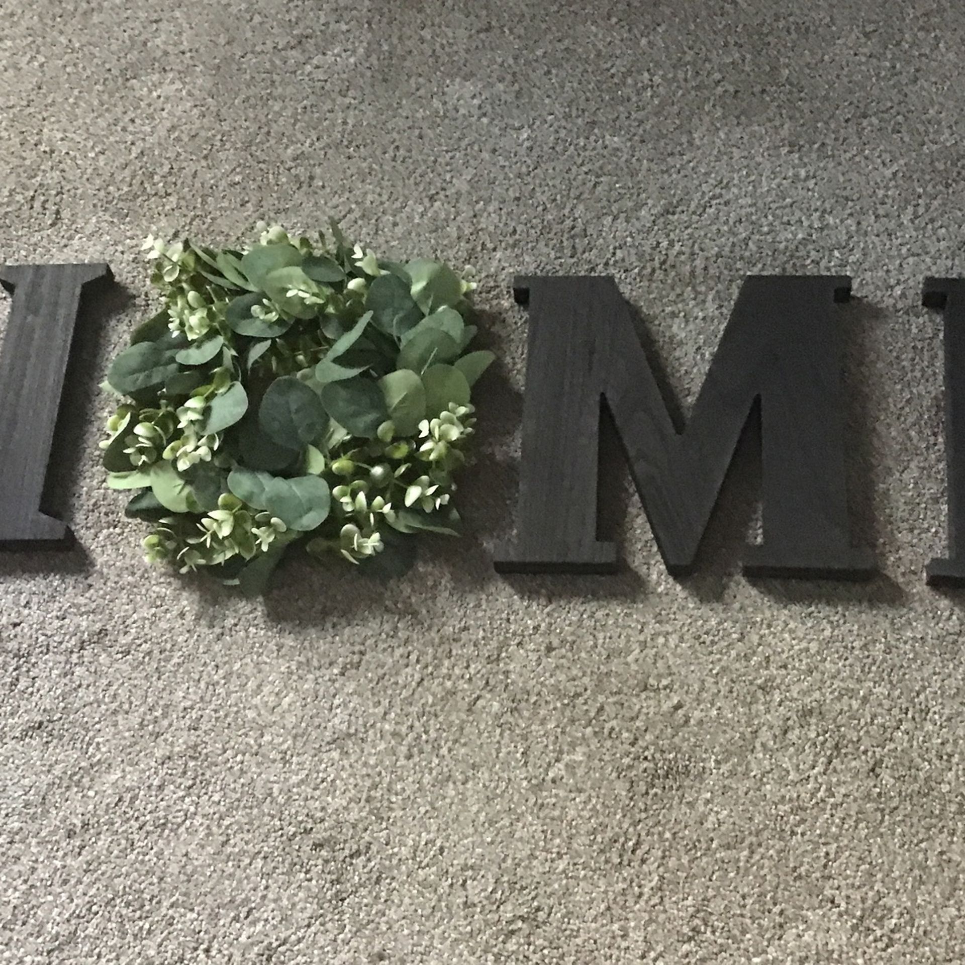 Beautiful Wood And Greenery Wall Decor  New In box