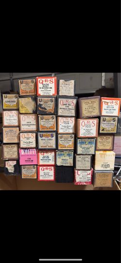 Title: Vintage Player Piano Word Rolls Bulk Lot (33 Pieces) – QRS, US Music, Aeolian