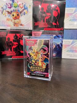 Pokemon Magnetic Booster Bundle Acrylic Case! New Style!!!!