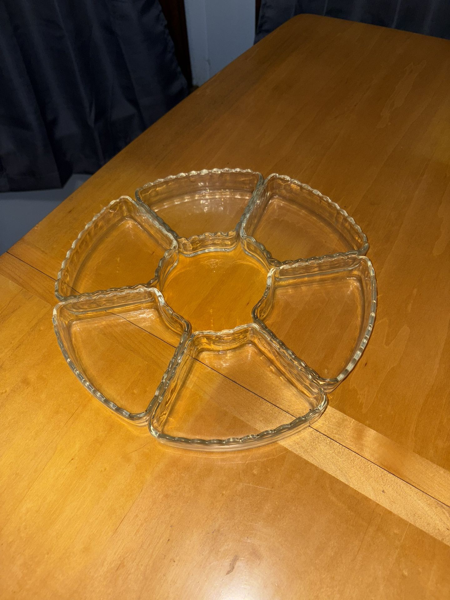 6 Crystal Serving Bowls