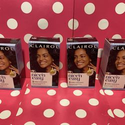 CLAIROL NICE’N EASY HAIR COLOR.