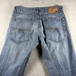 Ecko Unltd Jeans Men’s 34x31 Blue Jeans Slim Straight Leg Y2K 2000s Hip Hop#2401