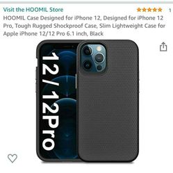 iPhone 12/12 pro Case (Black)