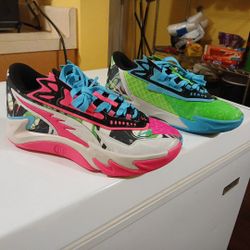 Men's Scoot Zeros Jr 2k Pumas 6& Half Multi Color Brand New 